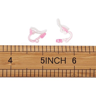 Plastic Clip-on Earring Findings LS-X-FIND-Q001-02-1
