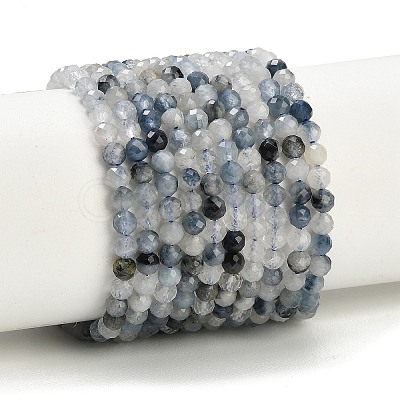 Natura Blue Rutilated Quartz Beads Strands GG-CBA3921-A05-4mm-1