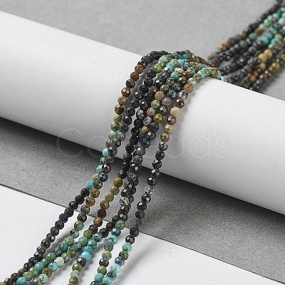 Natural HuBei Turquoise Beads Strands G-D080-A02-1