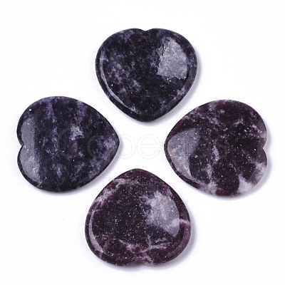 Natural Lepidolite Thumb Worry Stone X-G-N0325-01D-1