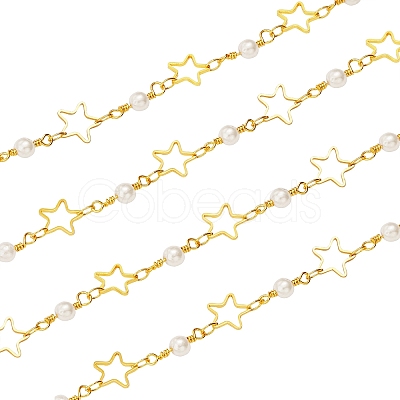 Brass Handmade Beaded Chain CHC-SZ0001-20-1
