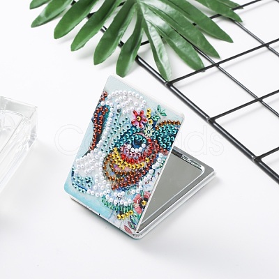 DIY Diamond Painting Stickers Kits For Plastic Mirror Making DIY-F059-38-1
