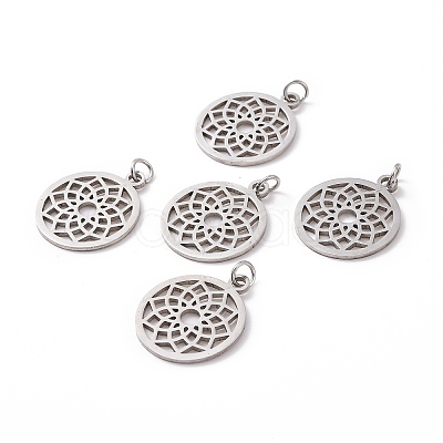 Non-Tarnish 304 Stainless Steel Pendants STAS-S105-T523S-1
