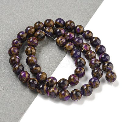 Synthetic Gold Clinquant Stone Beads Strands G-P549-A01-01E-1