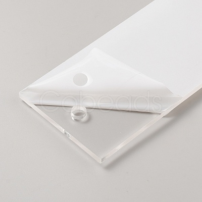 Acrylic Ski Wax Scraper for Ski and Snowboard Tuning AJEW-WH0270-032C-1
