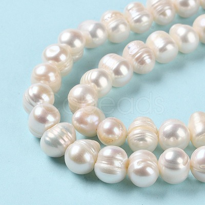 Natural Cultured Freshwater Pearl Beads Strands PEAR-E018-11-1