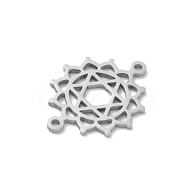 Chakra 304 Stainless Steel Connector Charms SA-CBA28C1-01D-P-1