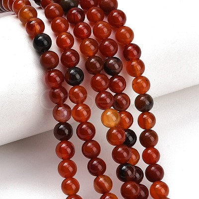 Natural Carnelian Beads Strands GG-CBA1CAF-A01-6mm-1