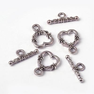 Tibetan Style Toggle Clasps X-LF1086Y-NF-1