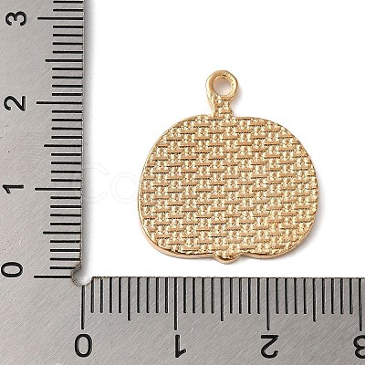 Thanksgiving Day Golden Tone Alloy Enamel Pendants ENAM-M002-02Q-G-1