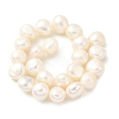 Natural Cultured Freshwater Pearl Beads Strands PEAR-A006-09F-1