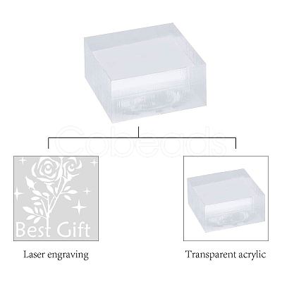 Clear Acrylic Soap Stamps DIY-WH0441-002-1