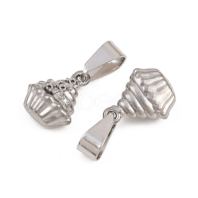 304 Stainless Steel Pendants STAS-B167-21B-P-1