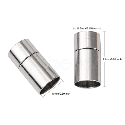 Brass Bayonet Clasps X-KK646-2-1