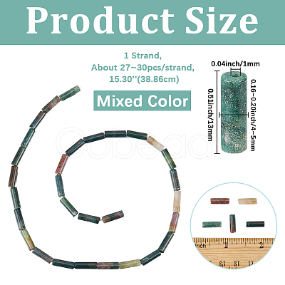 1 Strand Natural Indian Agate Beads Strands G-PA0002-46-1