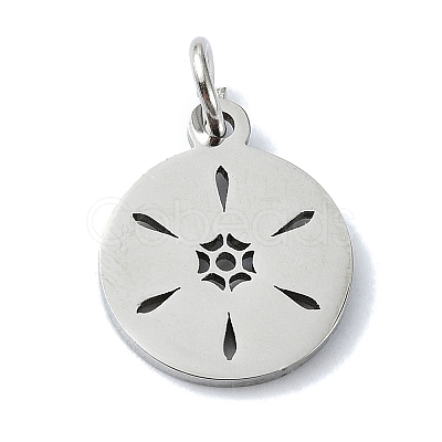 Non-Tarnish 304 Stainless Steel Charms STAS-C097-46P-03-1