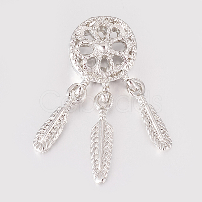 Alloy European Beads PALLOY-O091-01-1