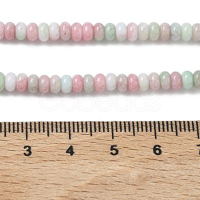 Ombre Effect Dyed Glass Beads Strands GLAA-C043-01A-1
