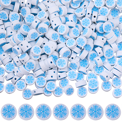 300Pcs Handmade Polymer Clay Beads CLAY-SC0002-68-1