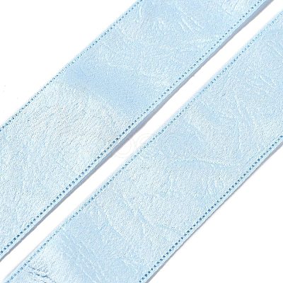 Imitation Leather Polyester Ribbon DIY-R050-02F-1