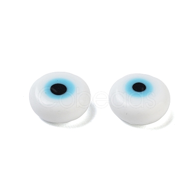 Handmade Evil Eye Lampwork Beads LAMP-L058-6MM-14A-1