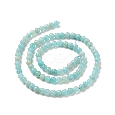 Natural Amazonite Round Beads Strands G-A025-01A-1
