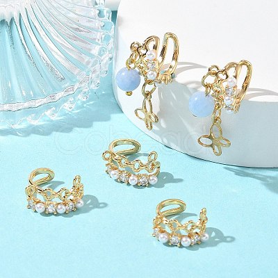 SHEGRACE Brass Cuff Earring Findings XGRQ3P031-652G-1