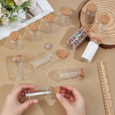 Glass Wishing Bottles for Bead Containers AJEW-WH0871-38B-1