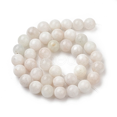 Natural Grey Moonstone Beads Strands G-I279-C01-10mm-A-1