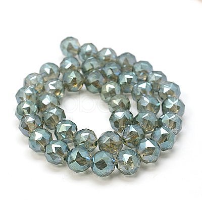 Electroplate Glass Beads Strands EGLA-J015-10mm-05-1