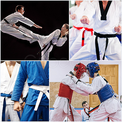 Taekwondo Belt AJEW-WH20022-73E-06-1