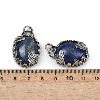Dyed Natural Lapis Lazuli Pendants G-Z101-02AS-09-1