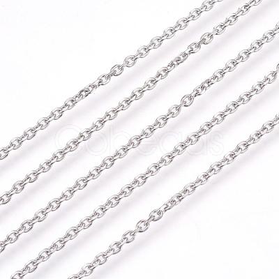 Tarnish Resistant 304 Stainless Steel Cable Chains CHS-L017-23A-1