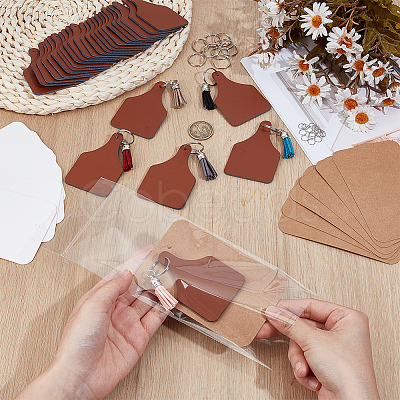 30Pcs PU Leather Label Tags DIY-OC0014-24-1