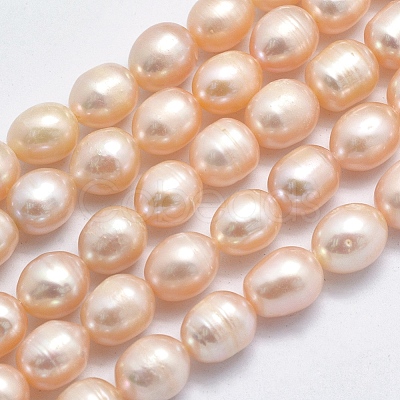 Natural Cultured Freshwater Pearl Beads Strands PEAR-K003-26C-01-1