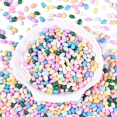 500Pcs Baking Paint Glass Seed Beads SEED-PA0001-05A-1
