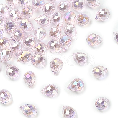 50Pcs Electroplate Glass Beads EGLA-YW0005-43A-1