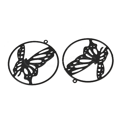 Spray Painted 403 Stainless Steel Pendants SA-CBA5926-02-1