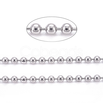304 Stainless Steel Ball Chains CHS-F009-01B-P-1