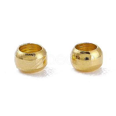 Brass Beads KK-D002-07G-1