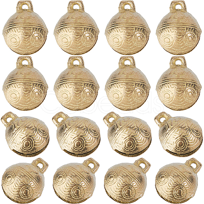 Brass Bell Pendants KKB-FH0001-01B-1