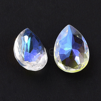 Glass Rhinestone Cabochons RGLA-F078-01-1