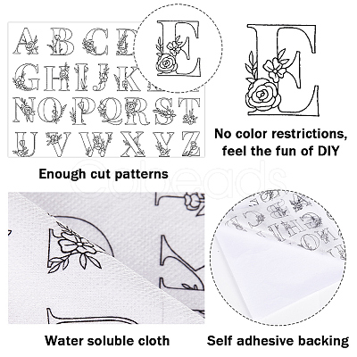 Water Soluble Fabric DIY-WH0320-48D-1