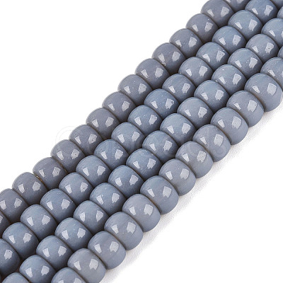 Opaque Glass Beads Strands GLAA-NH0002-B01-C02-1