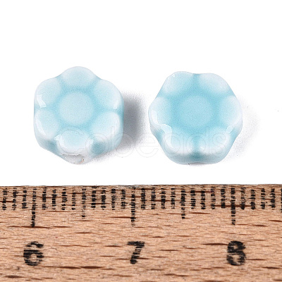 Vintage Handmade Porcelain Beads PORC-N013-25-19-1