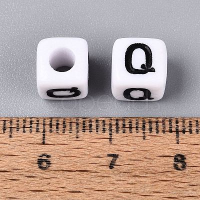 Opaque Acrylic Beads SACR-N020-04A-Q-1