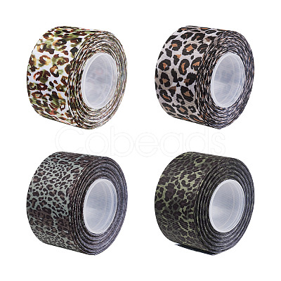 4Rolls 4 Style Polyester Ribbon OCOR-PJ0001-007B-1