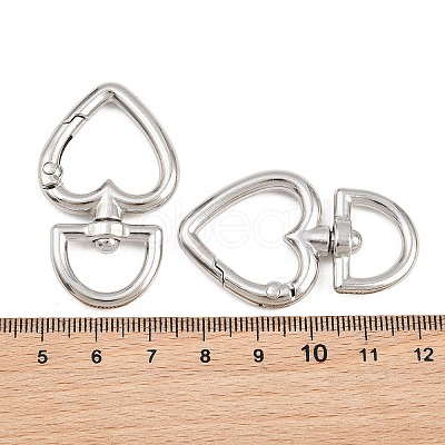 Zinc Alloy Swivel Clasps AL-CBAC079-11P-1