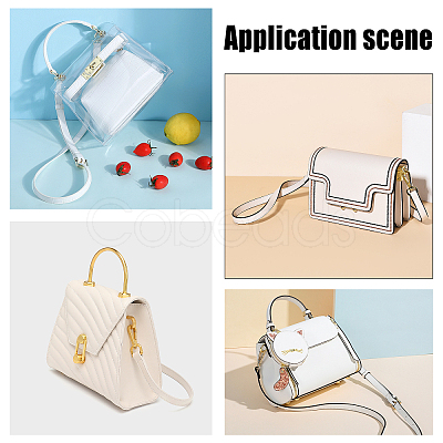 2Pcs 2 Colors Imitation Leather Adjustable Shoulder Strap FIND-WR0003-70-1