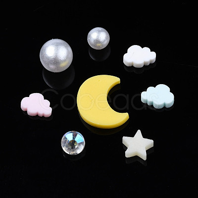 Handmade Polymer Clay Cabochons X-CLAY-N006-81-1